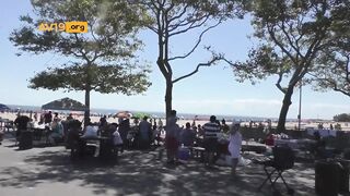 한국아줌마_외국 길거리 마사지