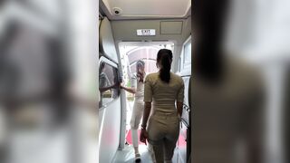 승무원 은은한 팬티라인 ipcam (12)