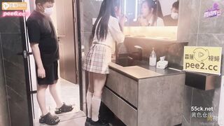 XJX406JK人妻取悅吃醋的男友 雙馬尾制服誘惑 學生 china