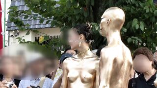 돌발 스테이지 바디 페인팅