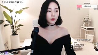 찐득한 섹드립 질퍽하게 치는 BJ 젤리 korean bj
