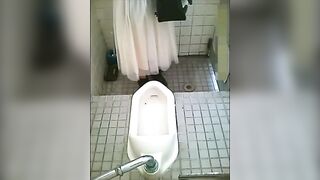 無修正　トイレの秘密 和式フリーハンド ipcam