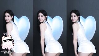 약후 하얀 원피스 BJ타ㅁㅁ 리액션 하이라이트 korean bj