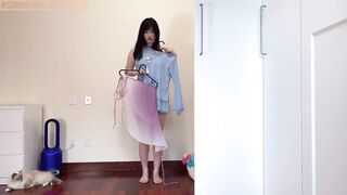瑜伽博主【周奕亲】露点裸体瑜伽 高难度展示无毛肥逼20V[某房原版] ipcam 1 (4)
