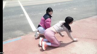 신나린 길에서 뒷고