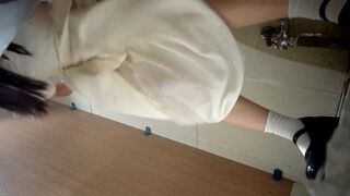 【マジックハン​​ド☛アウトソーシング】極上トイレ撮影「女神シリーズ」（美乳美女の脱衣） ipcam (8)