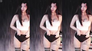 돌핀팬츠 나시티 뒤태 엉덩이 엉밑살 BJㅇㅎ디 korean bj