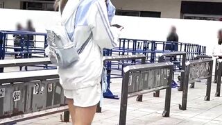 【Japanese MJ】商店街で見かけた白ソックス美女を尾行❤️隙を見て意識を失わせて弄ぶ[HD無水版][3.6G] jav jvip