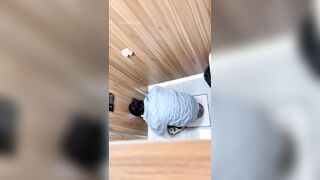 【極上トイレ撮影】最高の若妻、ピンクのおまんこ白虎ダンサー新入生少女 - 初 ipcam (4)