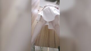 【極上トイレ写真】8月にショッピングモールを出る前後に撮影した女子大生の38V第13弾【とある部屋のオリジナル版】 ipcam (6)