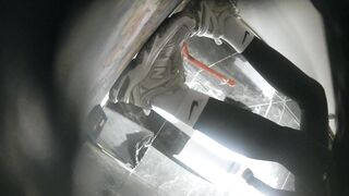 オンライン限定プレ​ミア：[パノラマバートイレショット] 黒ストッキングとハイヒールを履いたさまざまな美しい女性をフィーチャー toilet 2 (2)