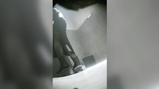 オンライン限定プレ​ミア：【パノラマバートイレショット】黒ストッキングとハイヒールを履いた様々な美女が登場。12 toilet 1 (5)