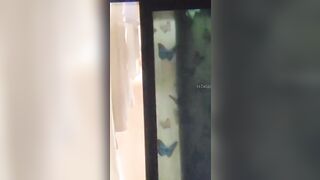 【衝撃】客室乗務員 —— 窓の外から隠し撮り：複数の客室乗務員がシャワー・着替え（パート3） toilet 3 29