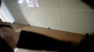 Black Silk Goddess Vomiting and Changing 1-3 toilet 2 05