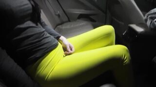 ✅桃のような形のお尻を屋外で露出してシュガーダディを誘惑、様々な公共の場所でオーラルセックス（パート2） china 26
