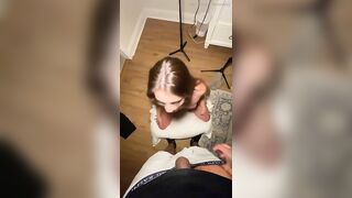 Glitteratiii Takes Facial After A Drooly BJ OnlyFans