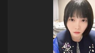 アイドルが舞台衣装を着てZoomオナ jvip