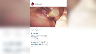 (한국야동) 일탈계 즐기다가 들통난 인스타녀의 섹스타 계정 bitch__out korean porn vip