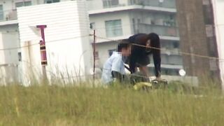 投稿!! 制服カップル対岸はハッテンバ!! voyeur jp 150526 01