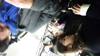 digi-tents nar44p 満員電車で逆さ撮り痴漢4【おさわりパンツずらし】 voyeur jp 160526