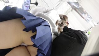 [4K]どちゃエロ！！超美形JさんはまさかのTバック！はみ毛どっさりw voyeur jp 160526