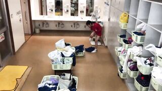 【JK風】部活で引き締まった体は最高♥合宿先ホテル♥集団女子風呂 1.2総集編 voyeur jp 160526