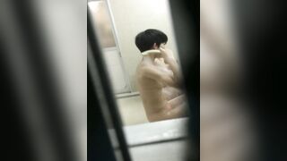 部活女子 合宿所 女子風呂① voyeur jp 170526