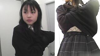 ノーカットバージョン【てくの塾着替え盗撮K1061Kn1】奈津美ちゃんおっぱい丸撮り1 voyeur jp 170526