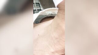 【女子大生 胸チラ・パンチラ】純粋系同級生に興奮し過ぎちゃいました。 voyeur jp 170526