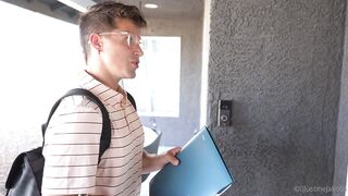 Justine Jakobs Fucks Young Door-To-Door Salesman OnlyFans