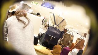 店員撮り３３-ムラムラくる色気お姉さんのタイトワンピ-店員歴史上最高の大開脚 voyeur jp 01-230526