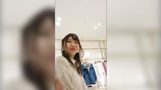 超ミニワンピから純白パンティ-え-私の見えてました-w-ミニスカショップ店員撮り３４ voyeur jp 01-230526