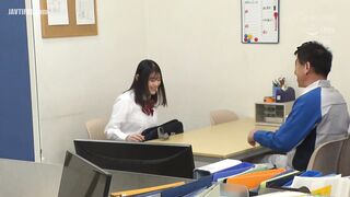 NHDTB-957 A perverted manager finds fault with a plain, busty woman... Reducing Mosaic JAV