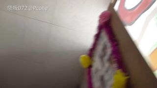 祭坂その23 文 祭で2年生 3人に話しかけてみた voyeur jp