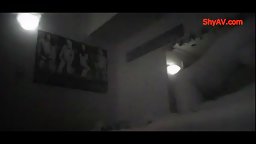 Korean couple midnight sex video